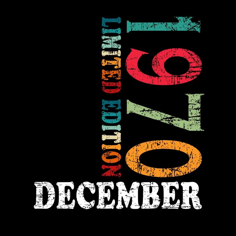Anniversaire en décembre 1970 - décembre