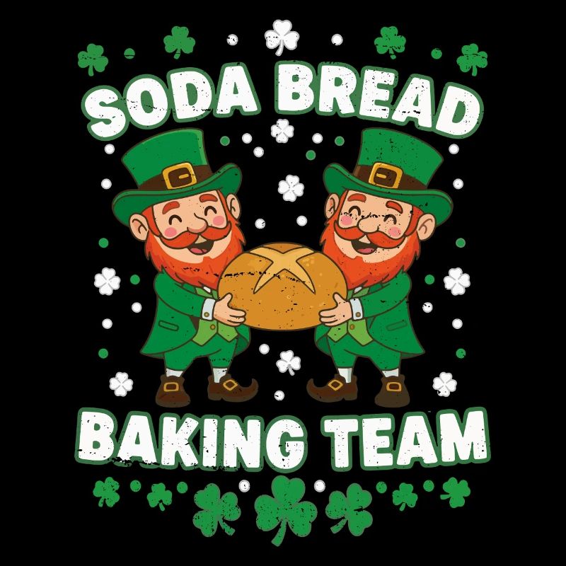 Drôle de pain au soda équipe de cuisson St Patricks