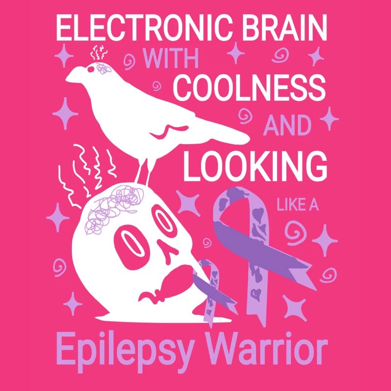 Electronic brain funny Epilepsie Spruch 