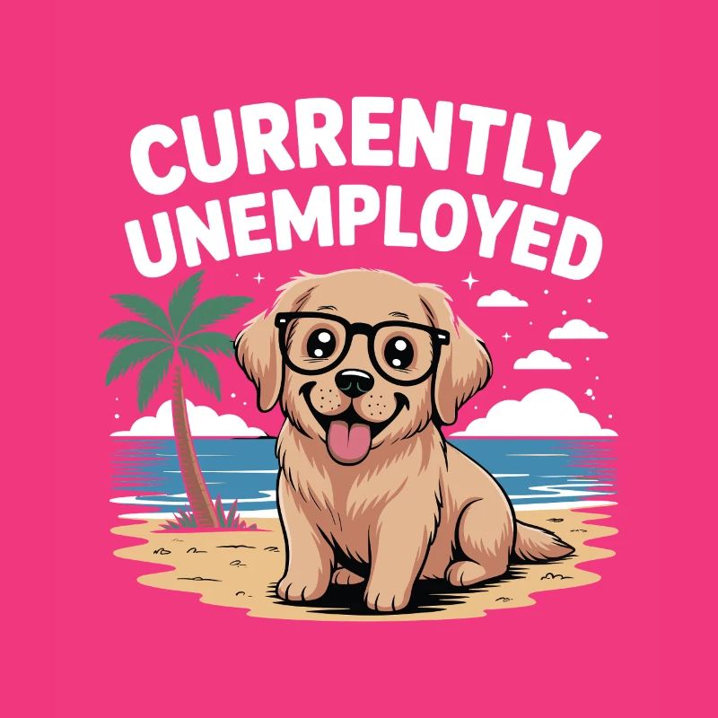 Sjov Labrador Retriever Arbejdsløs