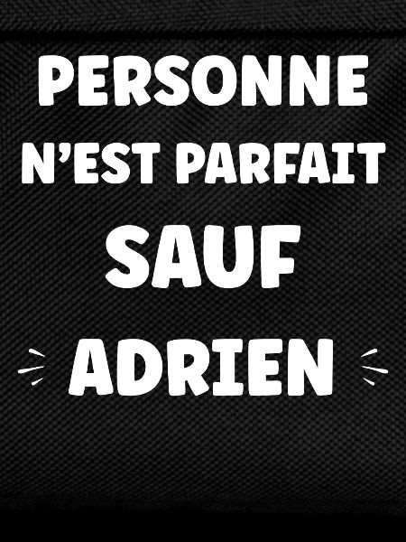 Adrien allein perfekt.