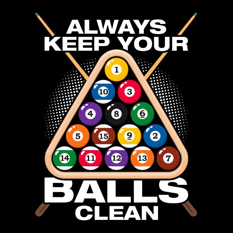 Keep your balls funny billiards player