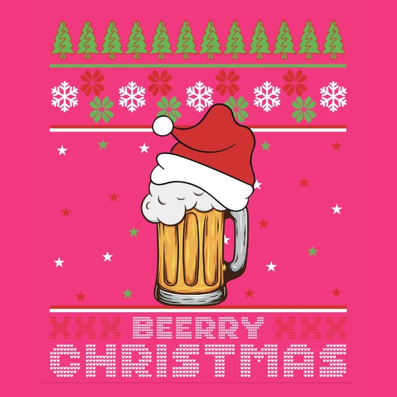 Frohe Weihnachtsbier, hässlicher Pullover – Geschenk