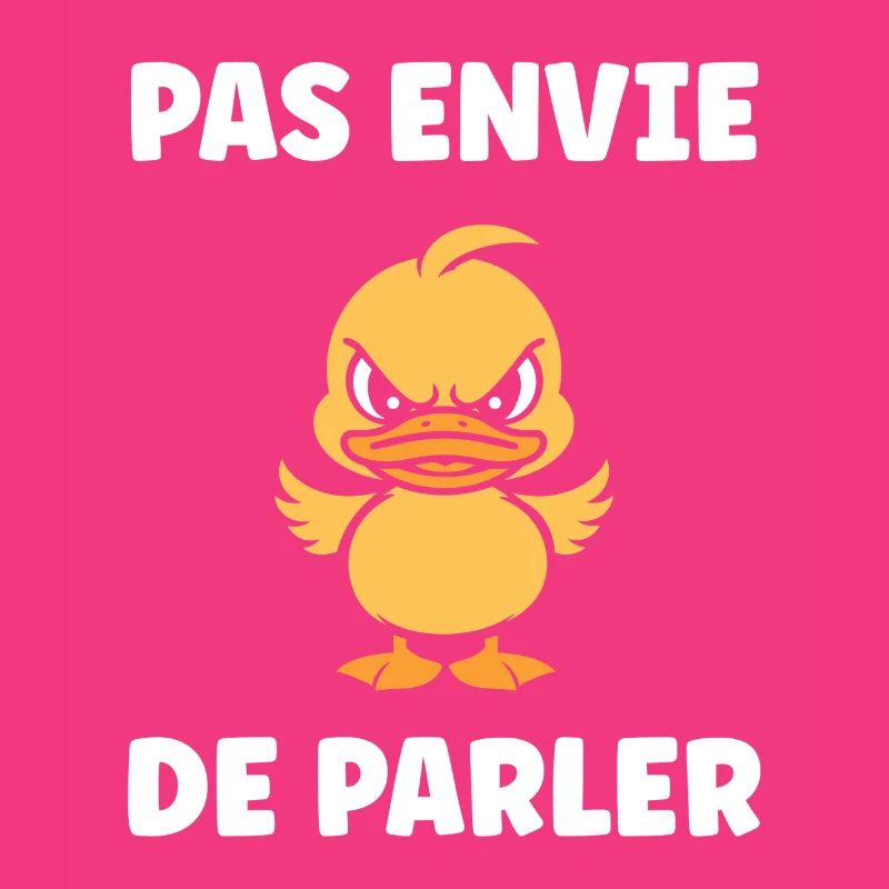 Pas envie de parler Canard