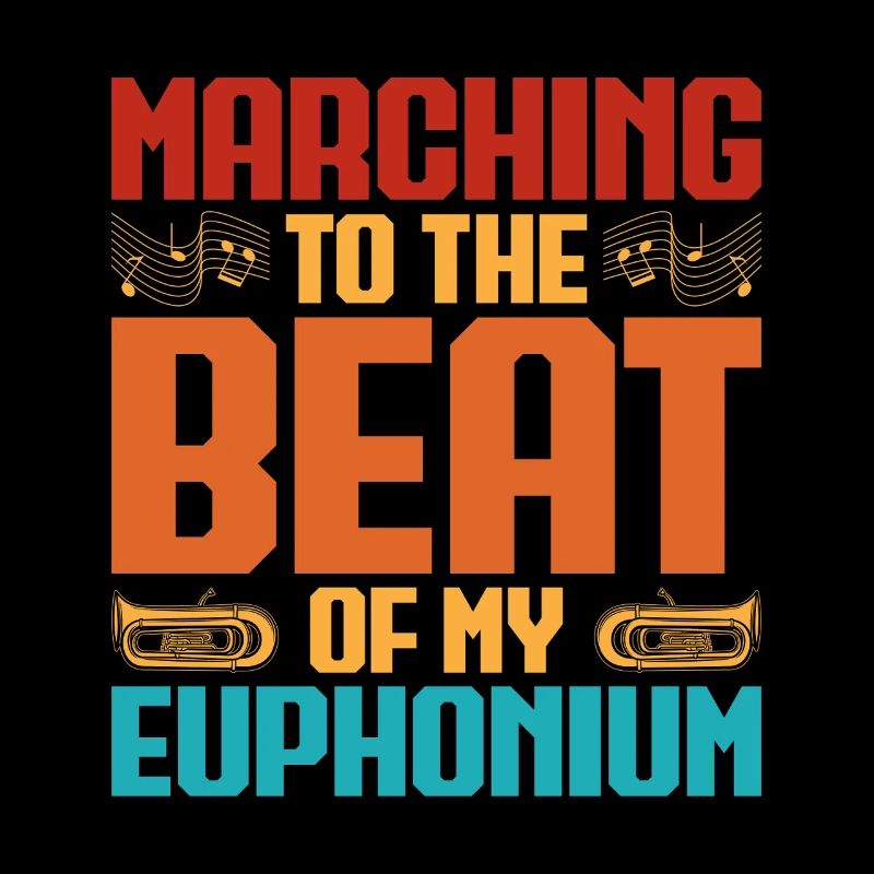 Euphonium Marching The Beat Baritone Marching Band