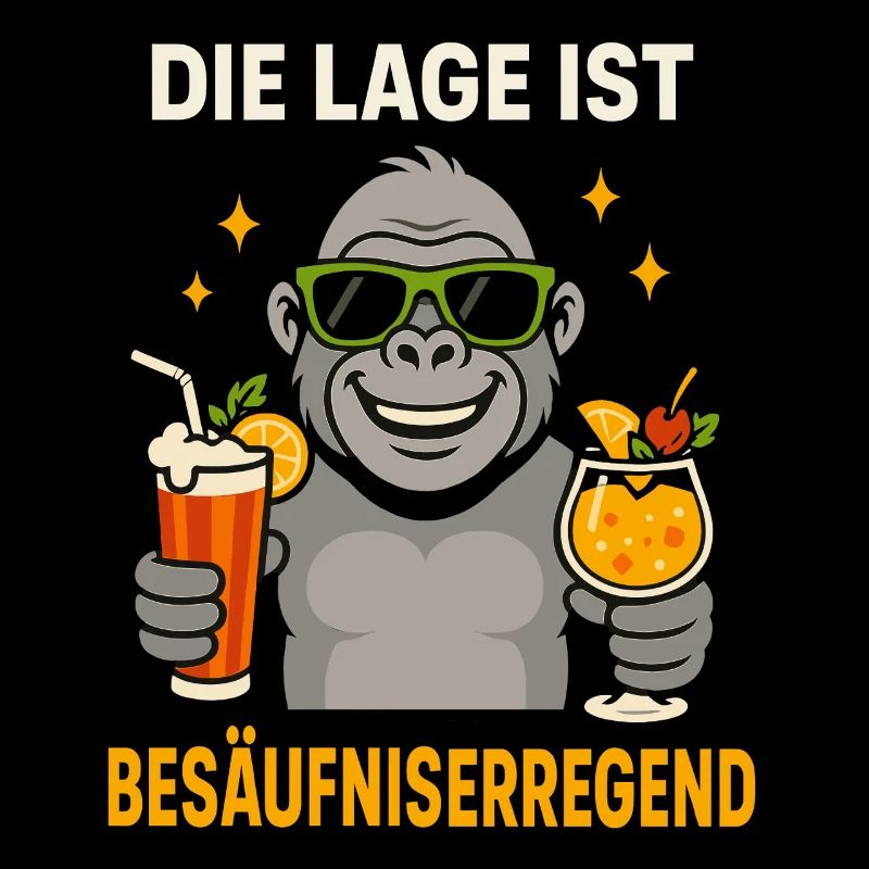 Party gorilla cocktail, location drunkenness