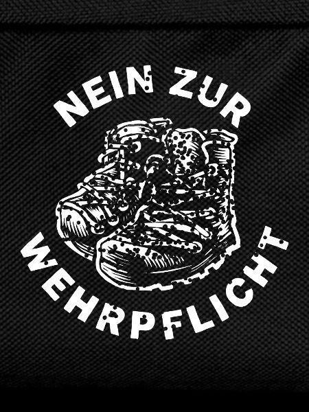 No to conscription boots