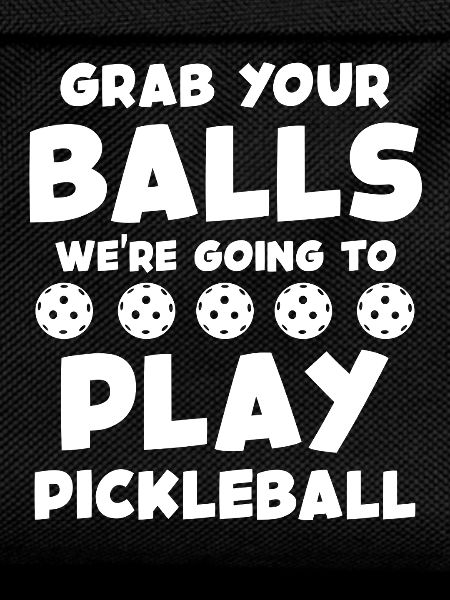 Pickleball Motto Lettering