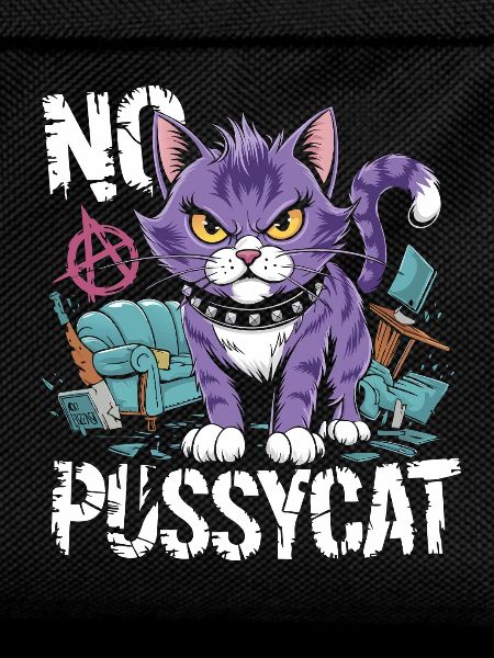 Rebellious Cat No Pussycat Design