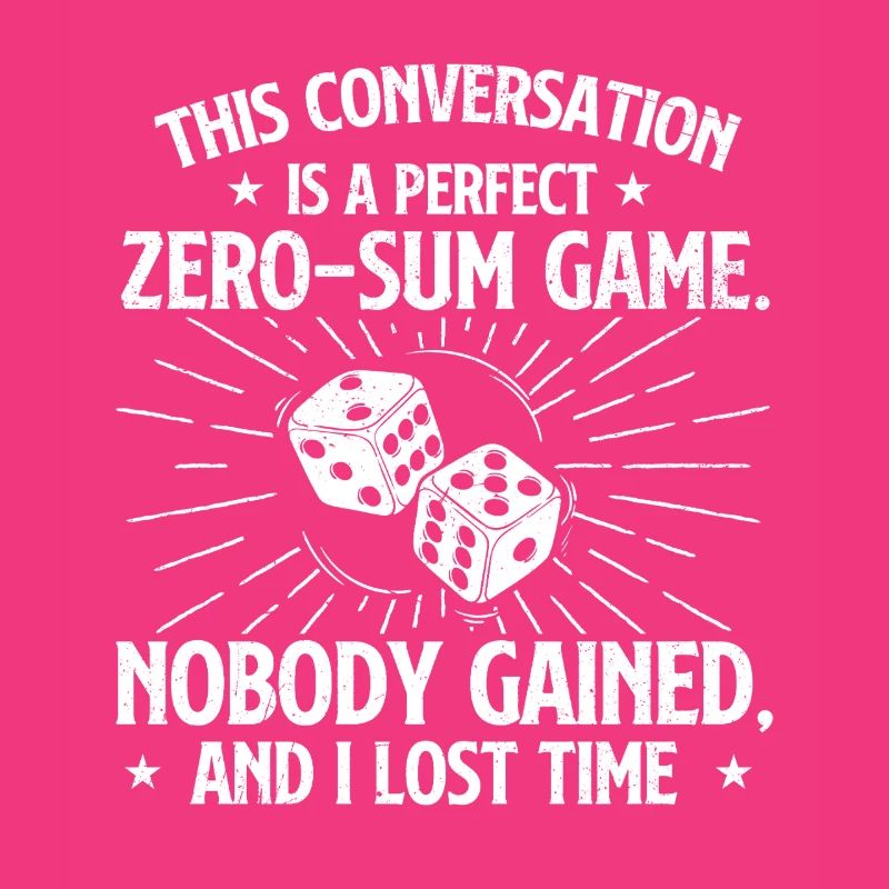 Dieses Gespräch war ein perfektes Nullsummenspiel