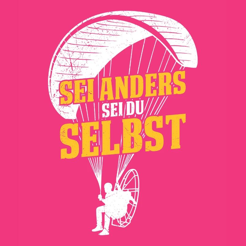 Paraglider BE DIFFERENT, BE YOURSELF Fun