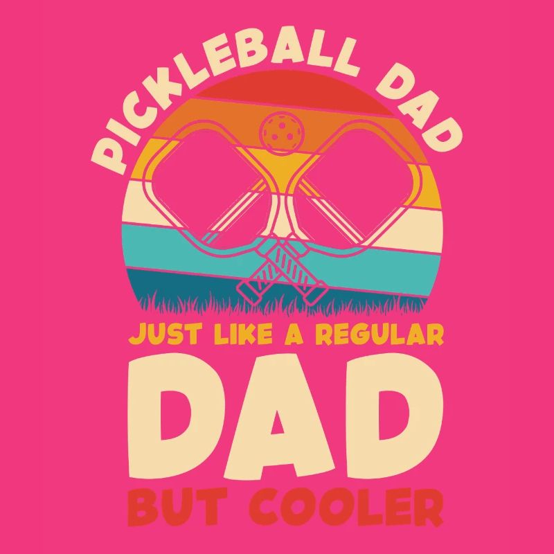 Pickleball Dad Cooler Than Regular