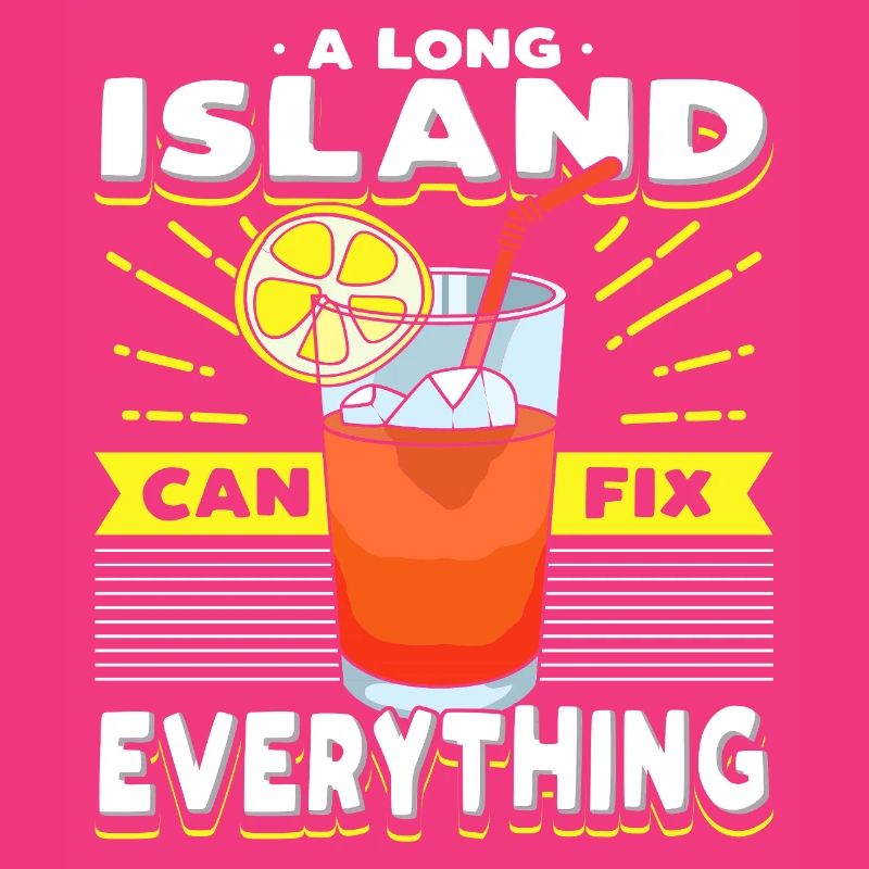 Long Island Can Fix Everything Cocktail Art Tea