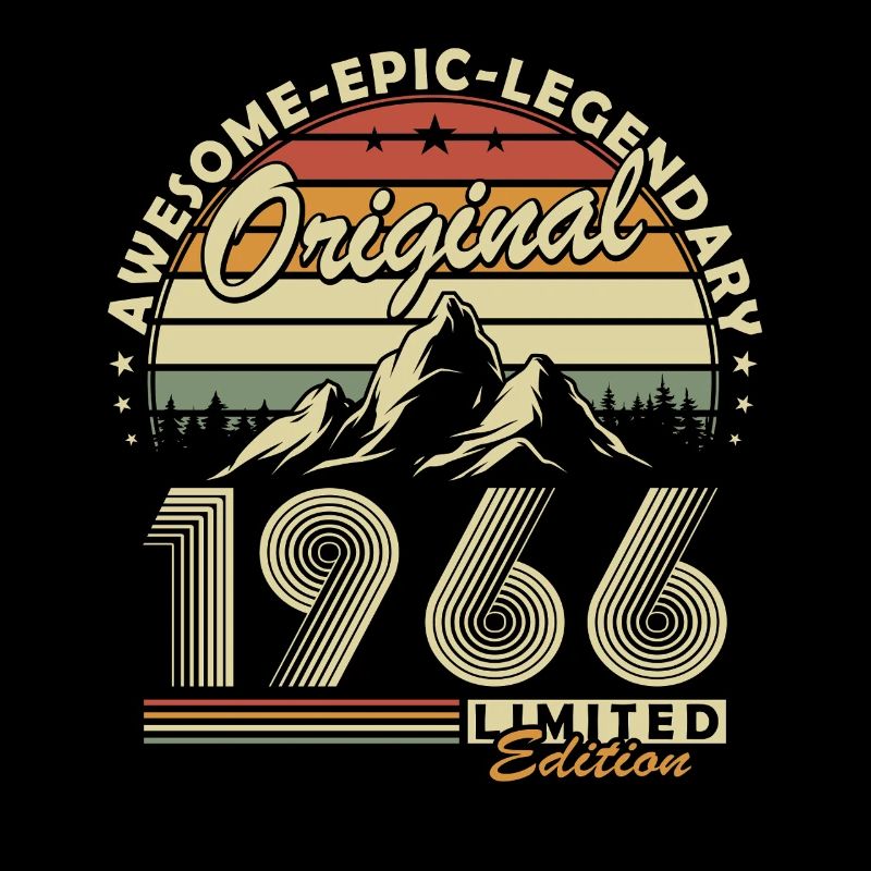 Original 1966 Retro Vintage Geburtstagsgeschenk