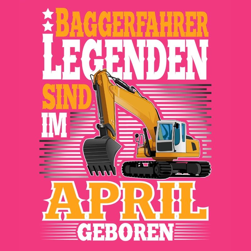 Excavator Driver Birthday April