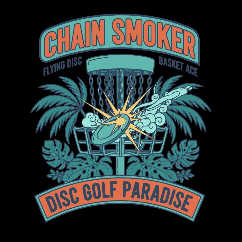 Chain Smoker Disc Golf Paradise Flying Disc Basket
