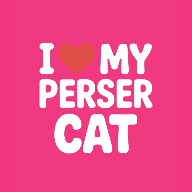 J’adore mon chat persan