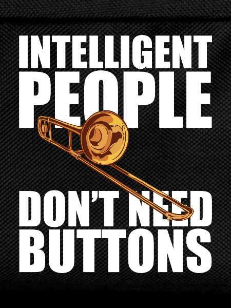 Buttons Trombone Trombone Player Trombonist