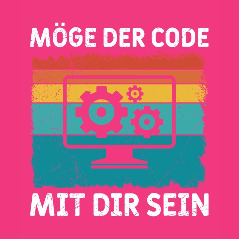 Nerd Computer MÖGE DER CODE MIT DIR SEIN LUSTIG