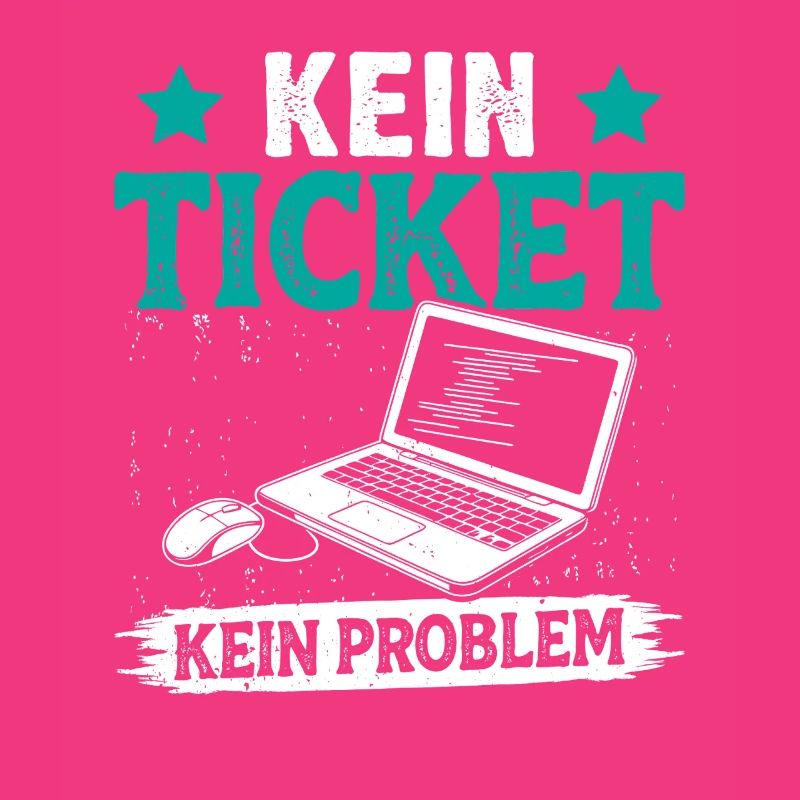 Nerd Computer NO TICKET NO PROBLEM FUNNY