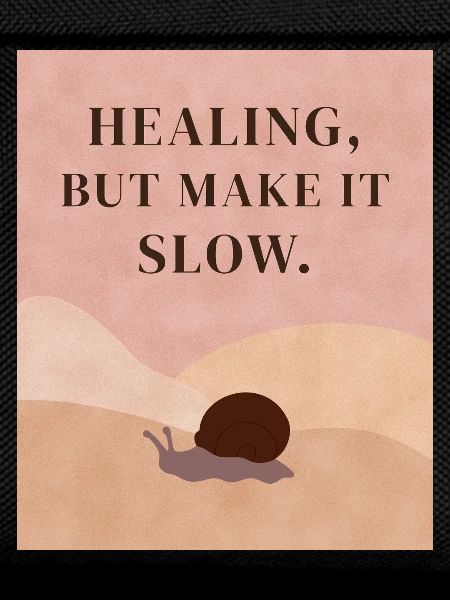 Healing, but make it slow
