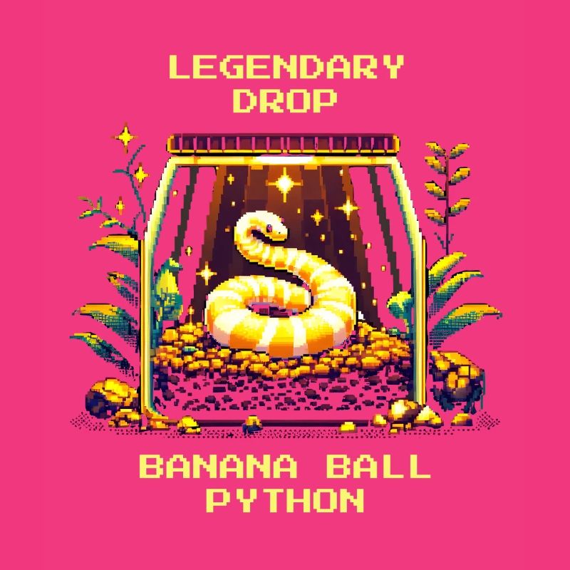 Découverte légendaire : python romain banane | Python