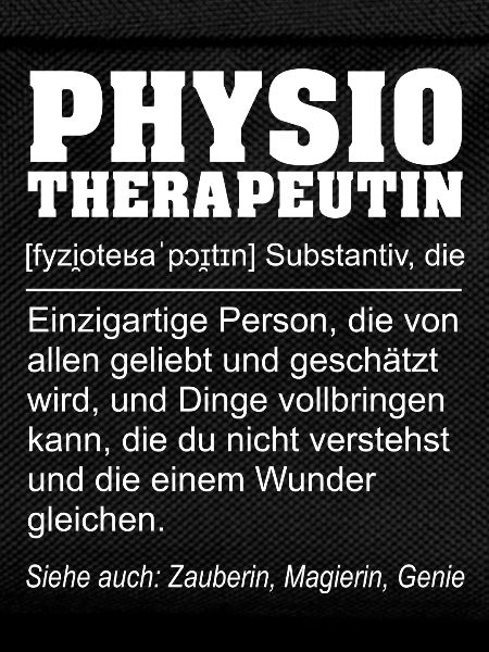 Physiotherapist - Funny definition