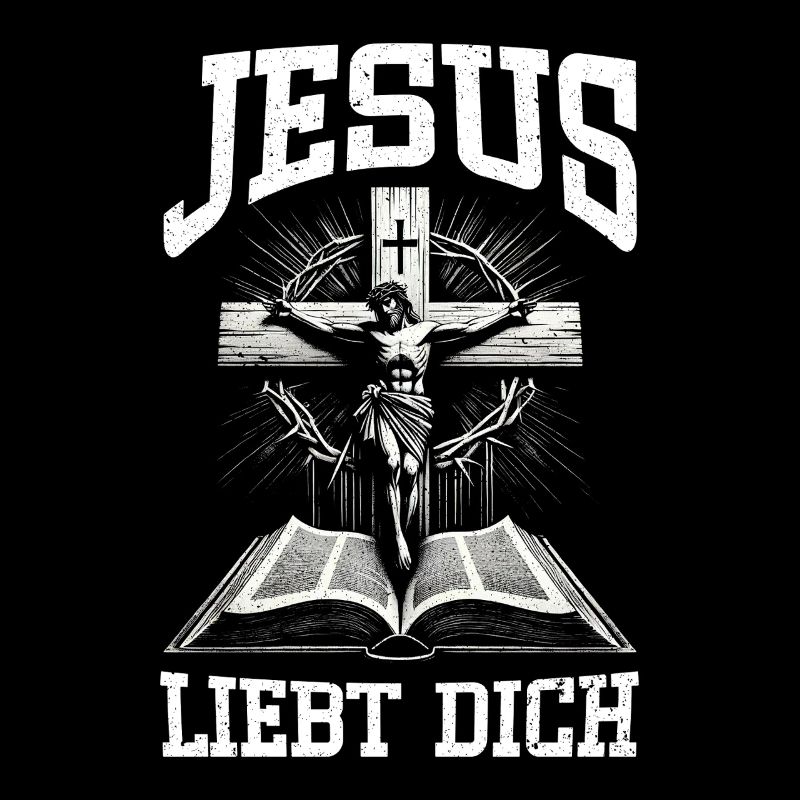 Jésus t’aime, croyant catholique chrétien