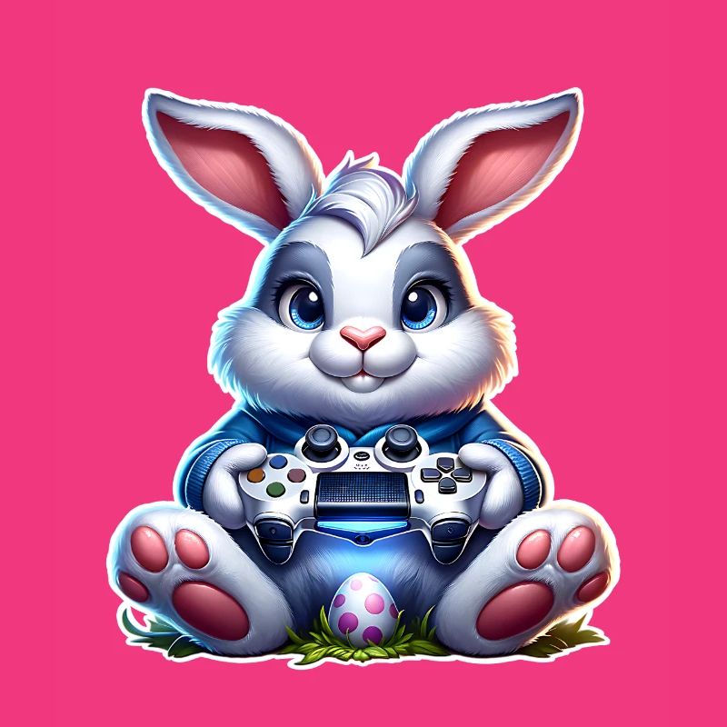 Easter Bunny Gaming Gamer
