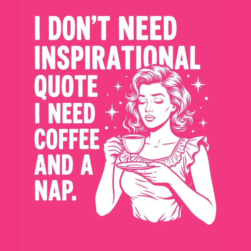 Echte Kaffeeliebe Nickerchen Statement