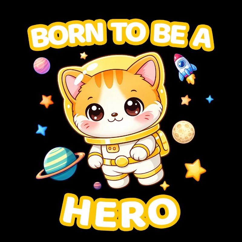 Geboren, um ein Helden-Kätzchen-Astronaut zu sein – Neutral 2