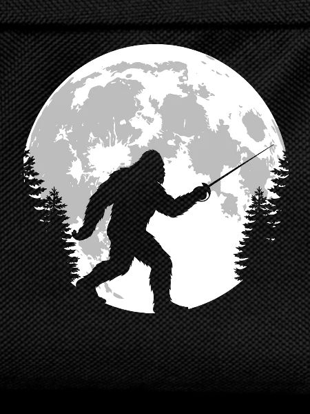 Bigfoot Fechten Silhouette
