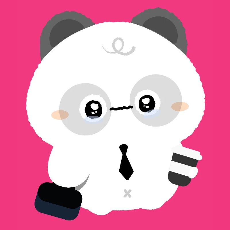 Müder Panda