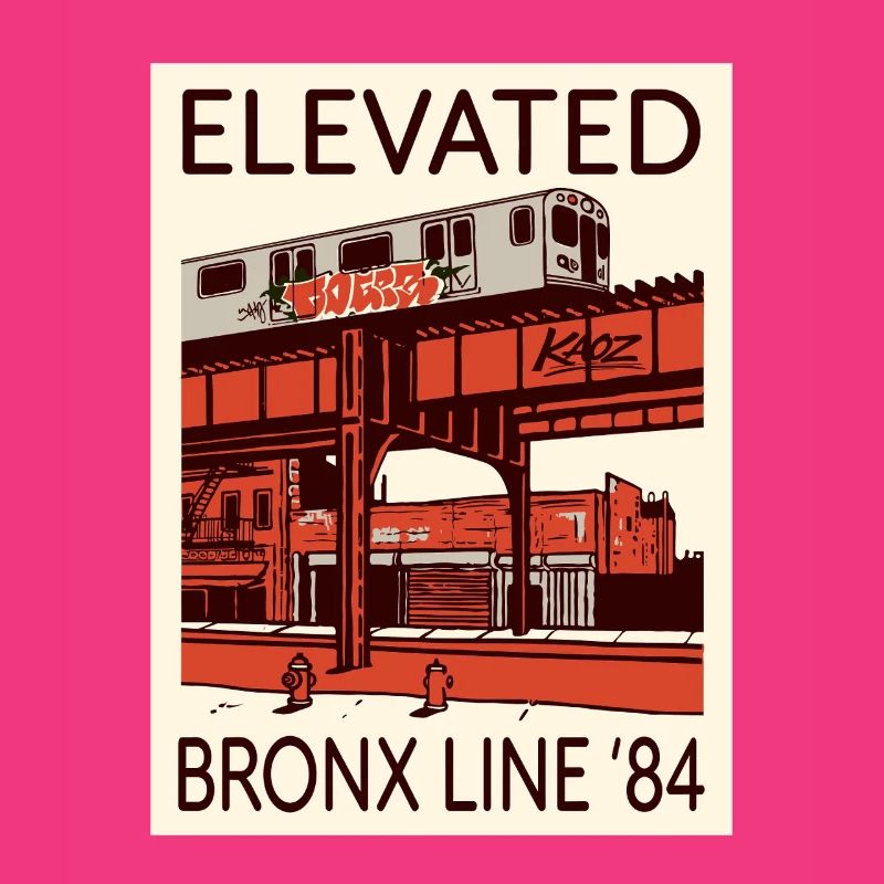 Elevated Bronx Line 84 Graphic