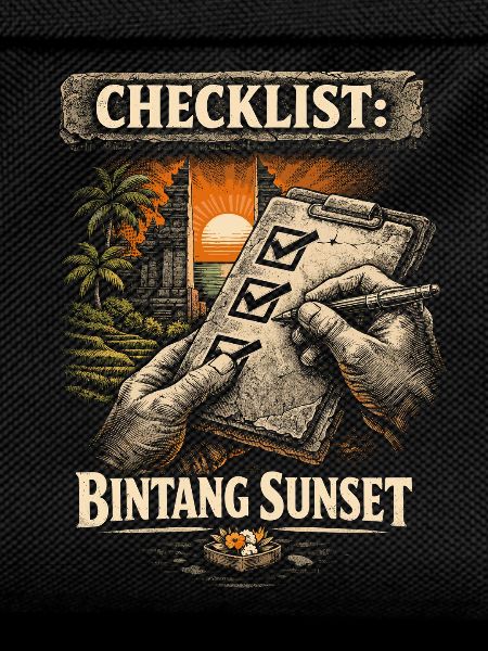 Bali Reise Bintang Sunset