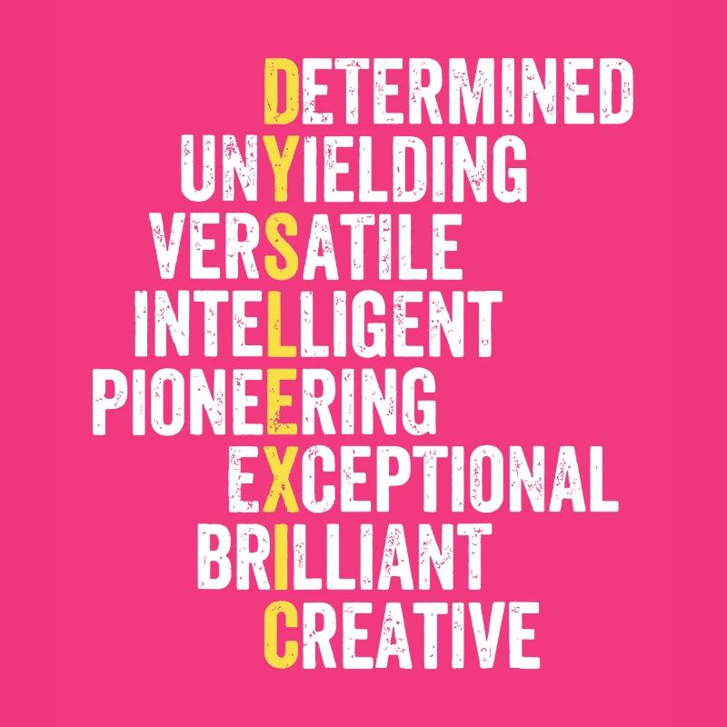 Yellow Accent Adjective Stack