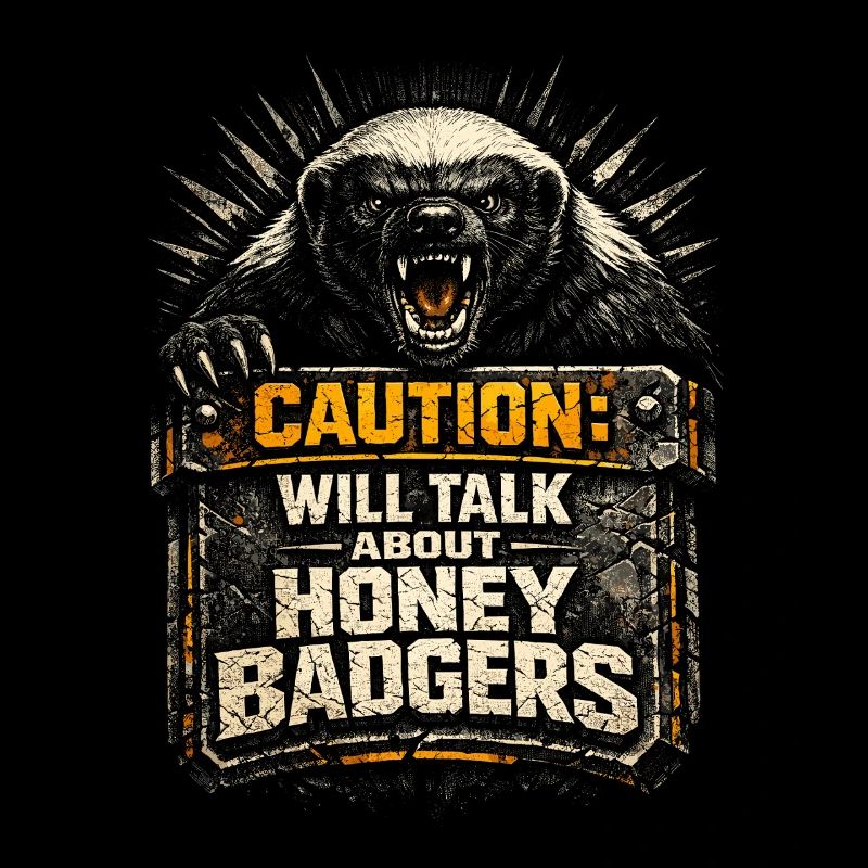 Honigdachs Honey Badger Tier