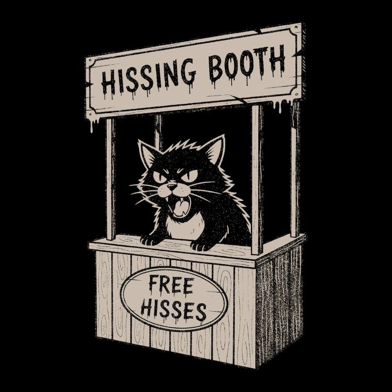 Cat stand in the Hissing Booth