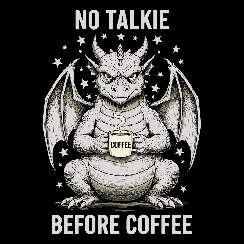 Pas de conversation avant Dragon Amoureux du Café