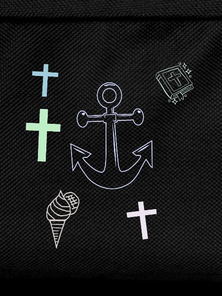  Anker Kreuz Eis maritim