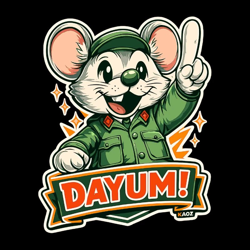 Dayum Mouse in Green Uniform