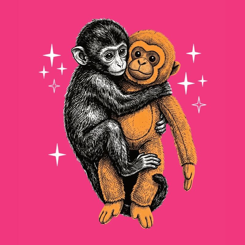 Bébé Singe Coup de Poing