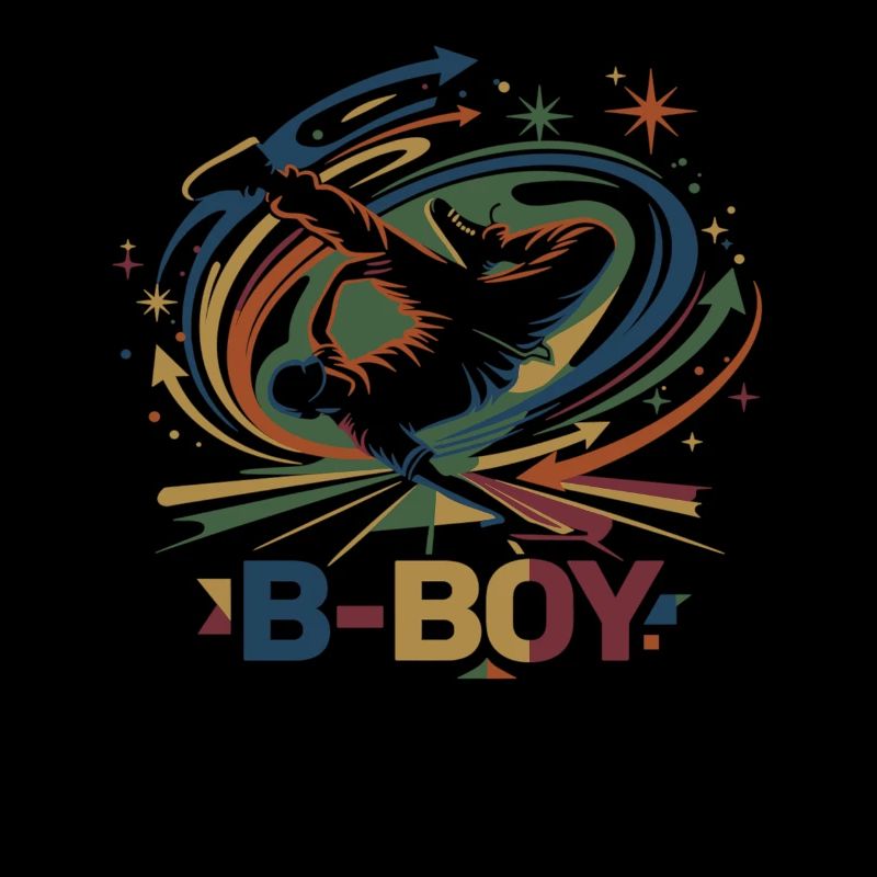 Breakdance B-Boy Graffiti Streetdance
