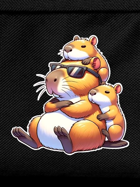 Capybara papa