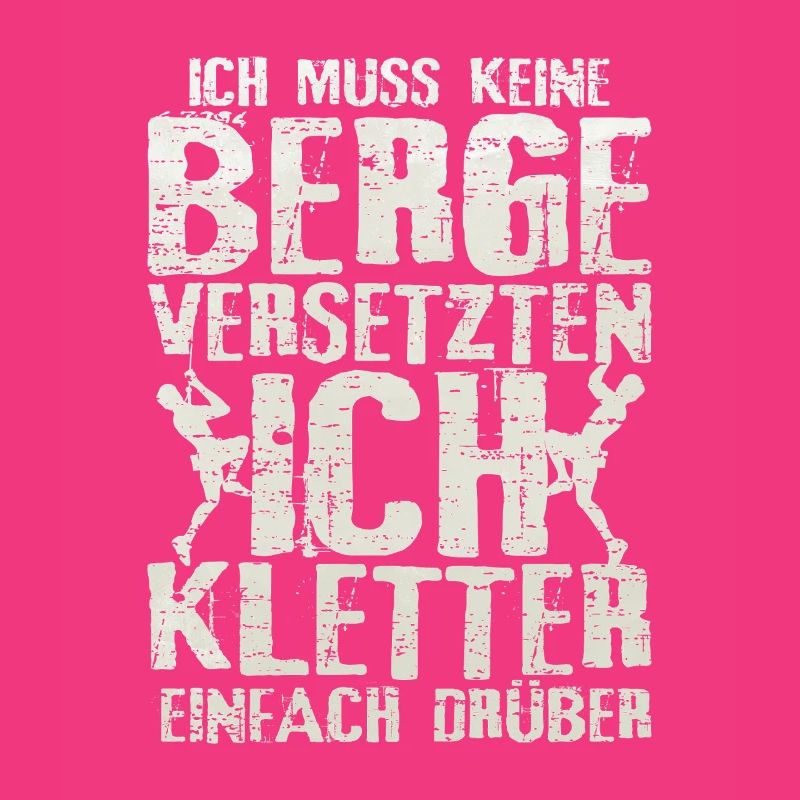 Klettern berg versetzten spruch geschenkidee