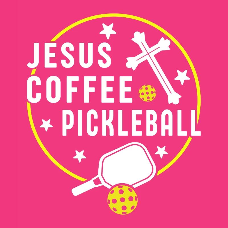 Jesus Kaffee Pickleball Design