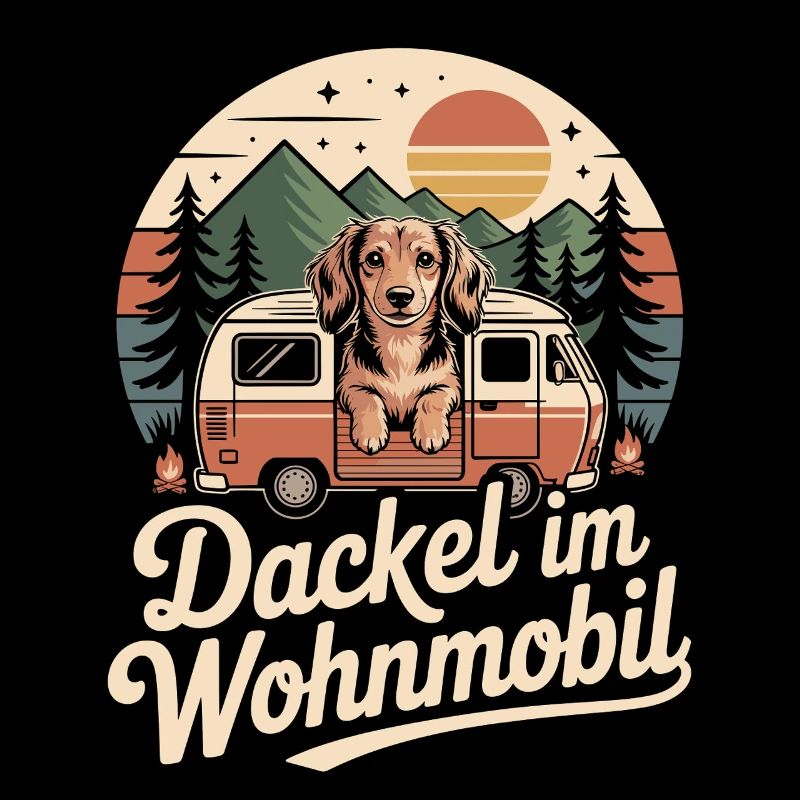 Dackel im Wohnmobil