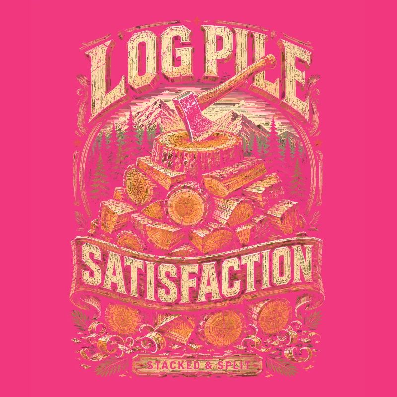 Lumberjack Lumberjack Log Pile Satisfaction