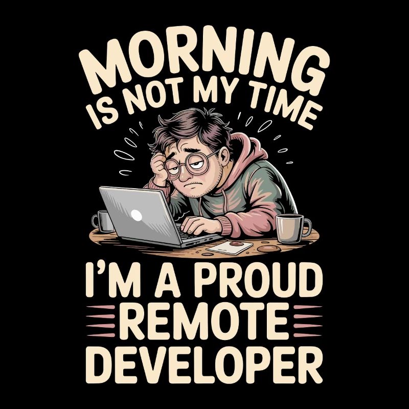 Remote Developer Morning Is Not My Web Developer