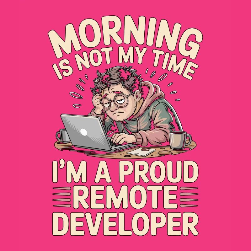Remote Developer Morning Is Not My Web Developer